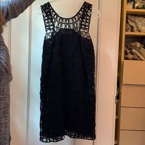 Diane von Furstenberg black dress